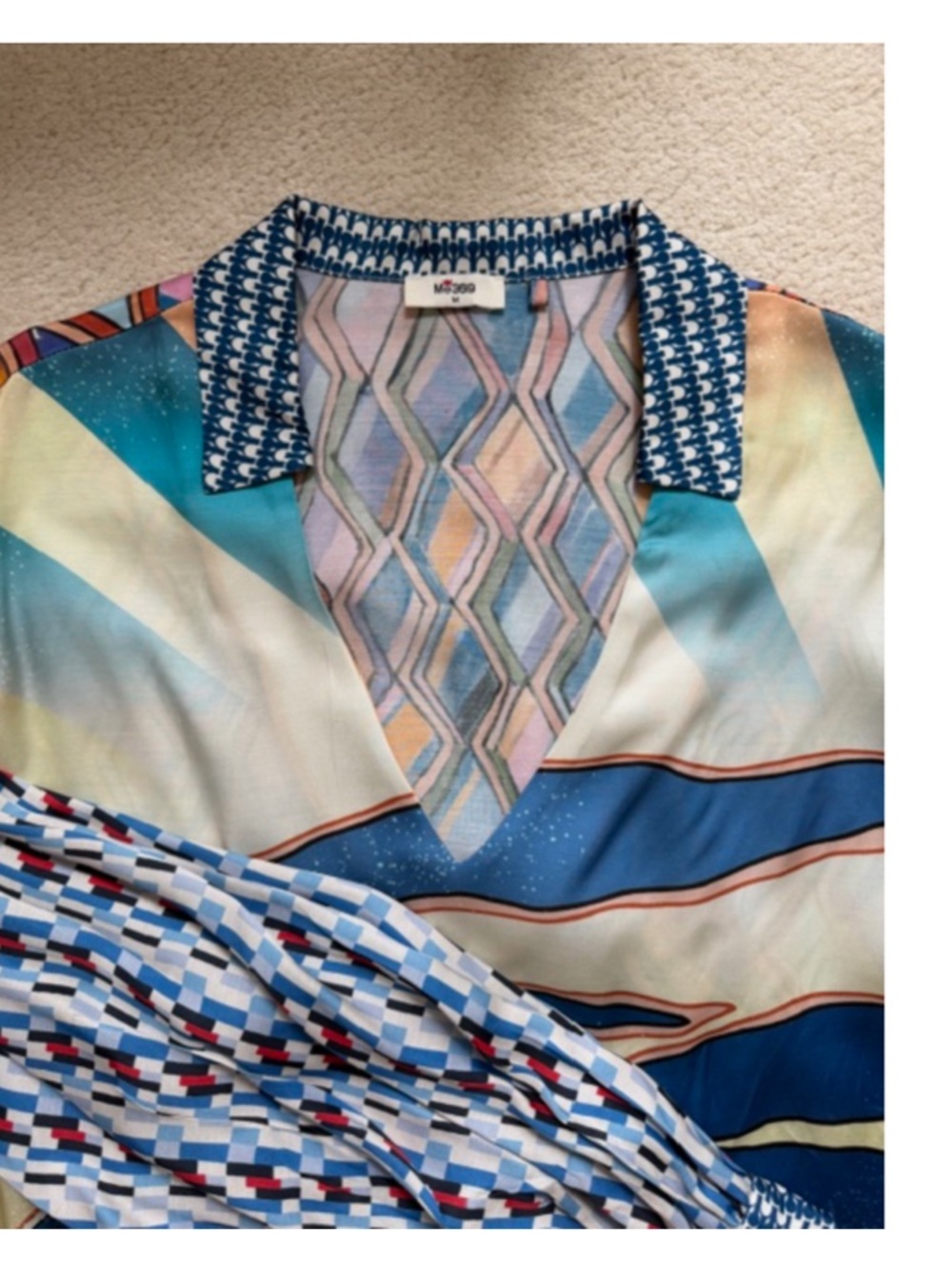 ME369 Boussarong Shirt In Nautical Print Size M - Picture 7 of 8